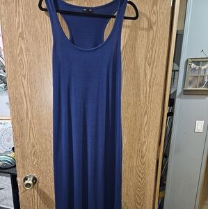 Active basic elegant Blue Sleeveless Dress